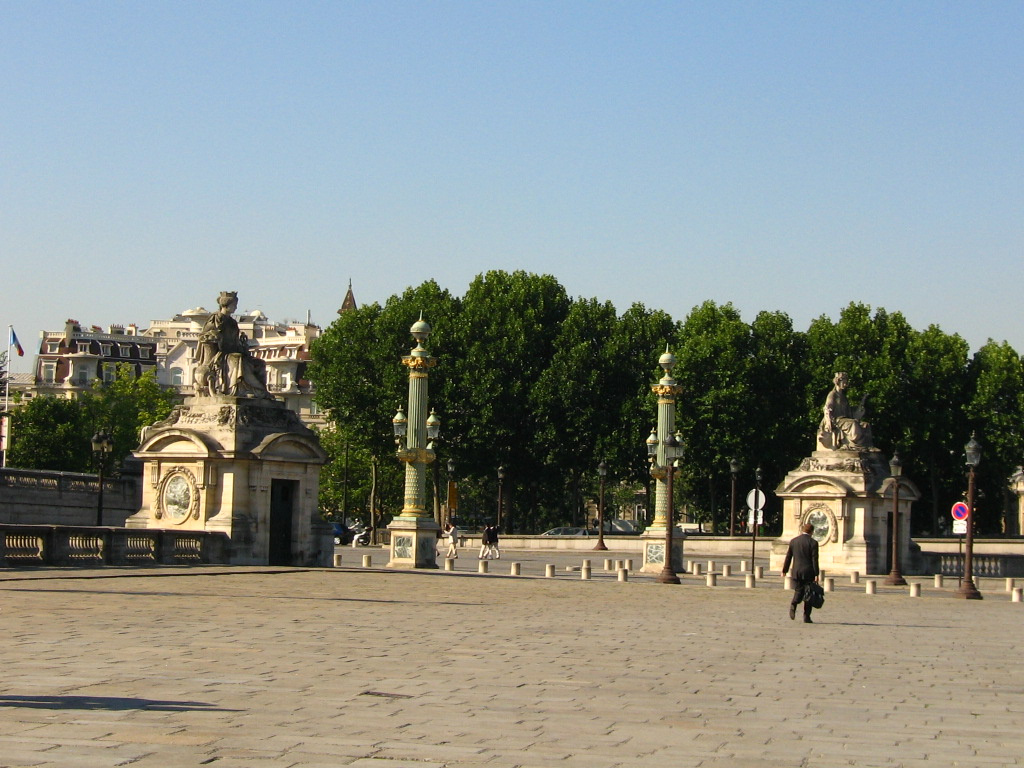 Concorde tér - Lyon város allegóriája