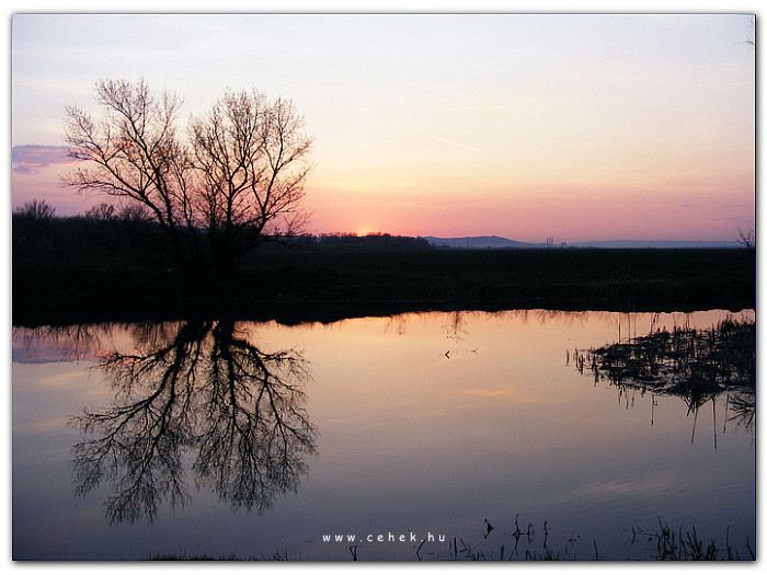 Bódva, naplemente