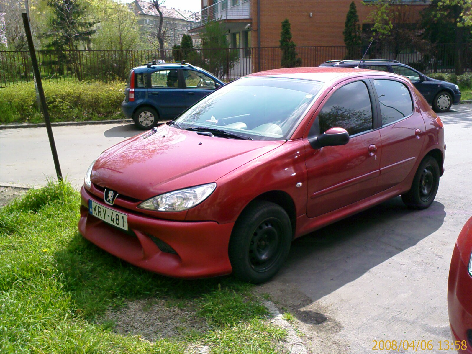 Peugeot 206 Red IMAGE 00172