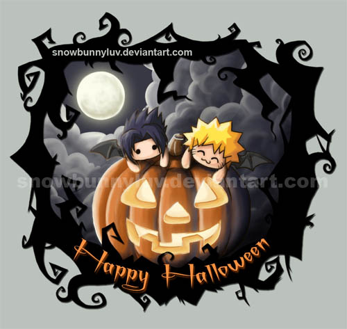 Naruto  Happy Halloween by snowbunnyluv