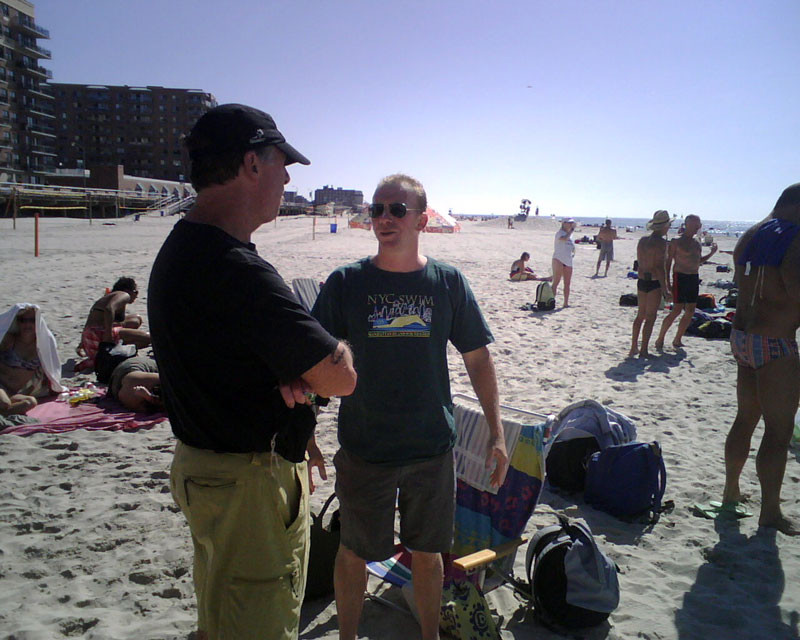 John Daly Swim competition, Long Island beach 2008