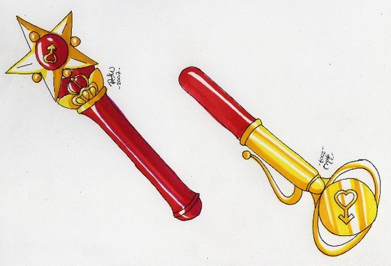 Sailor Mars   Henshin Pens by tini