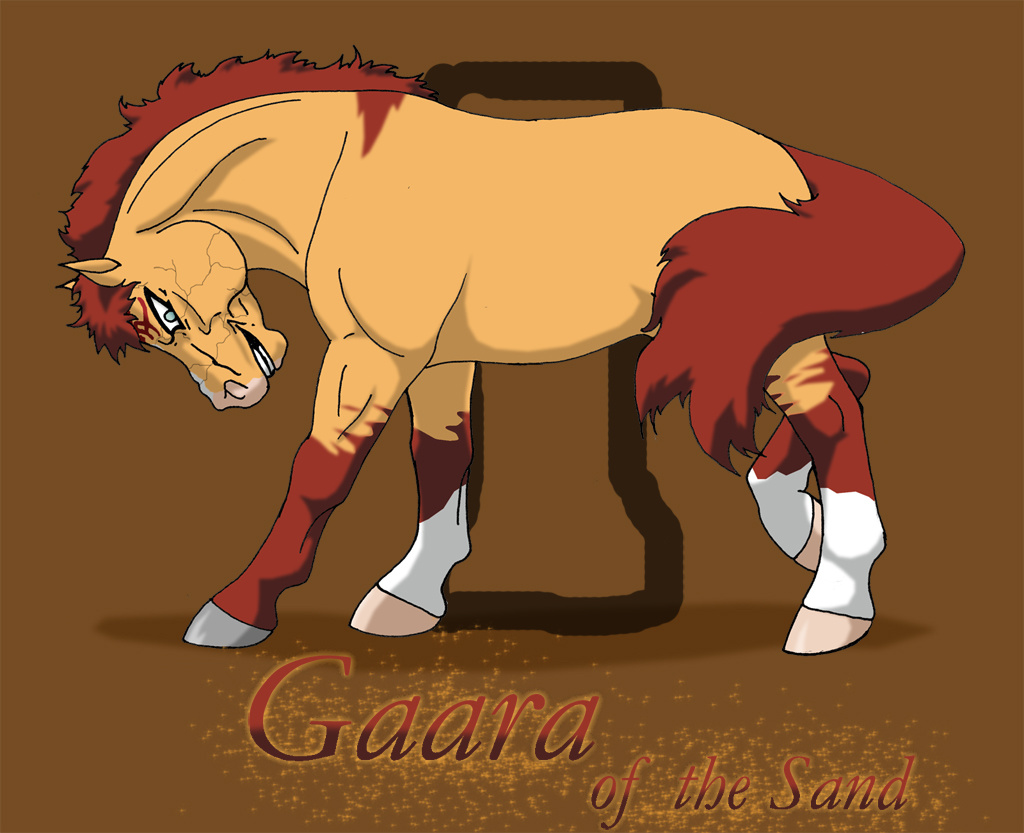 Gaara Pony by WSTopDeck