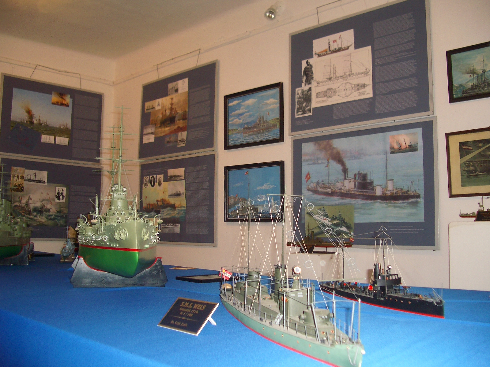 KuK hadihajók modelljei
