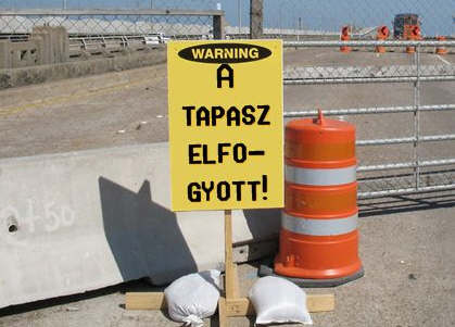 tapasz elfogyott