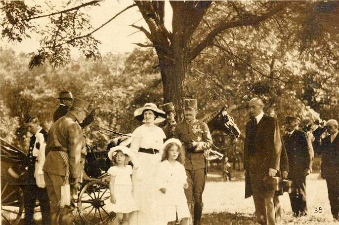 Pozsony (1918) királyi pár látogatása