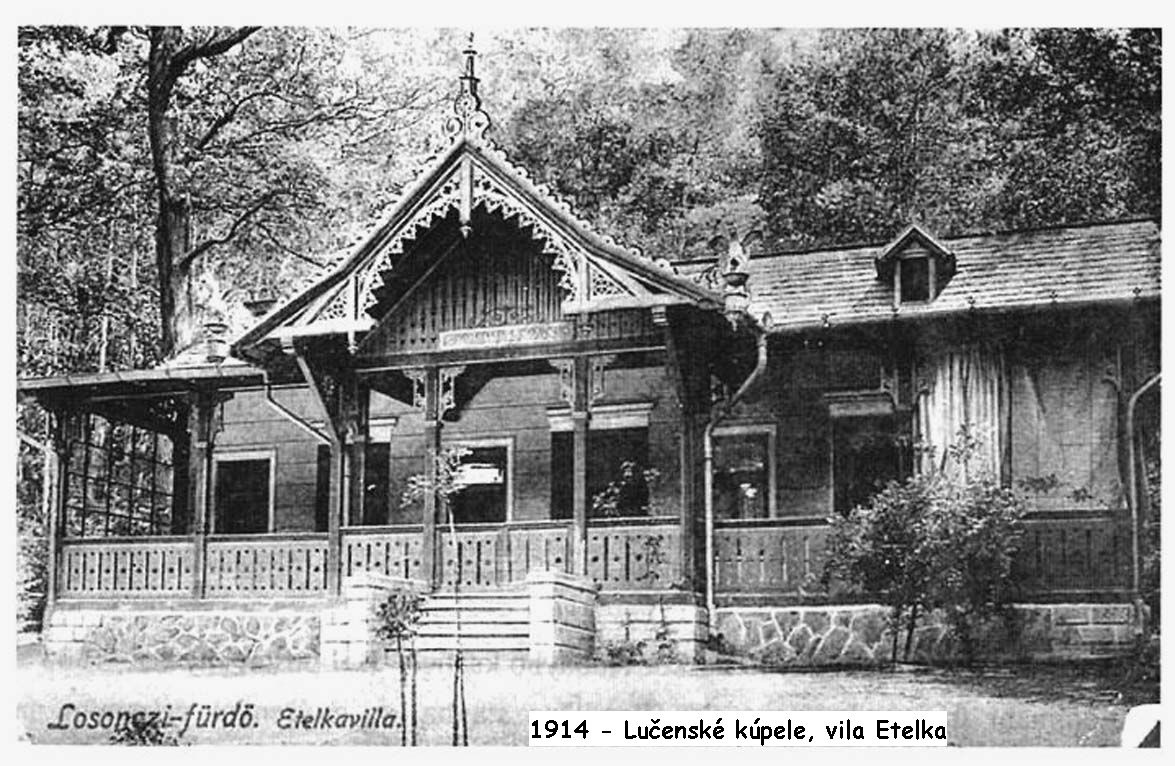 1914 - Lučenské kúpele, Vila Etelka