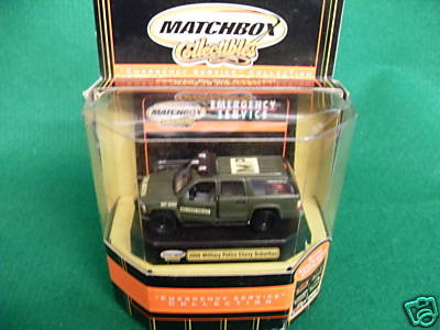 Collectibles Chevrolet Suburban Military Police Display