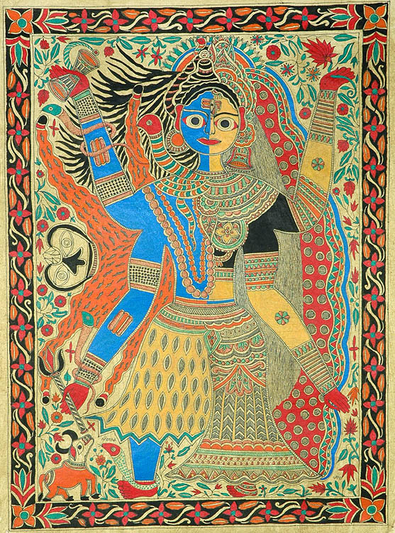 ardhanarishvara shiva  shakti dg92