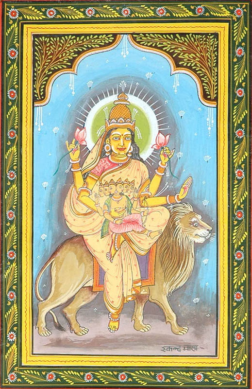 skanda mata navadurga the nine forms of goddess pl01