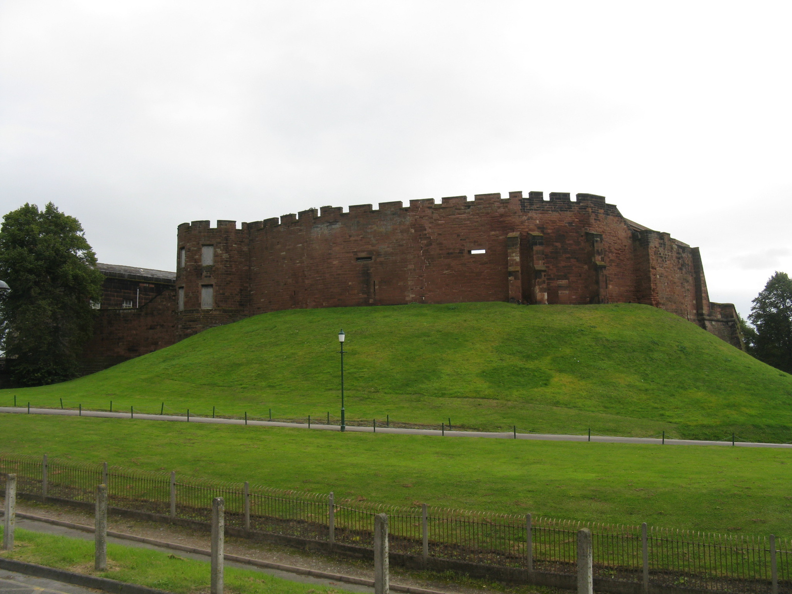 The Roman wall around Chester