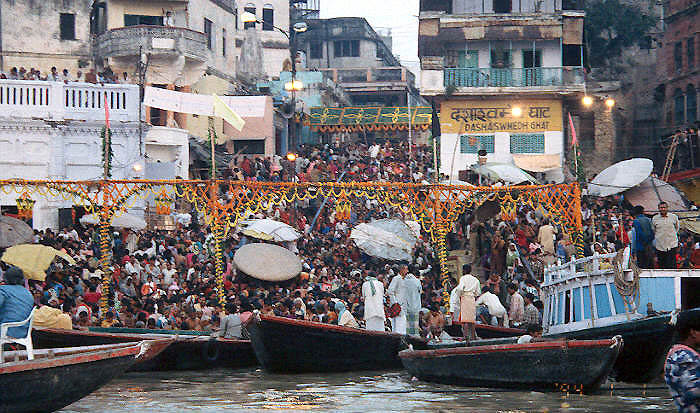 Dasashvamedha Ghat Festival Bathing