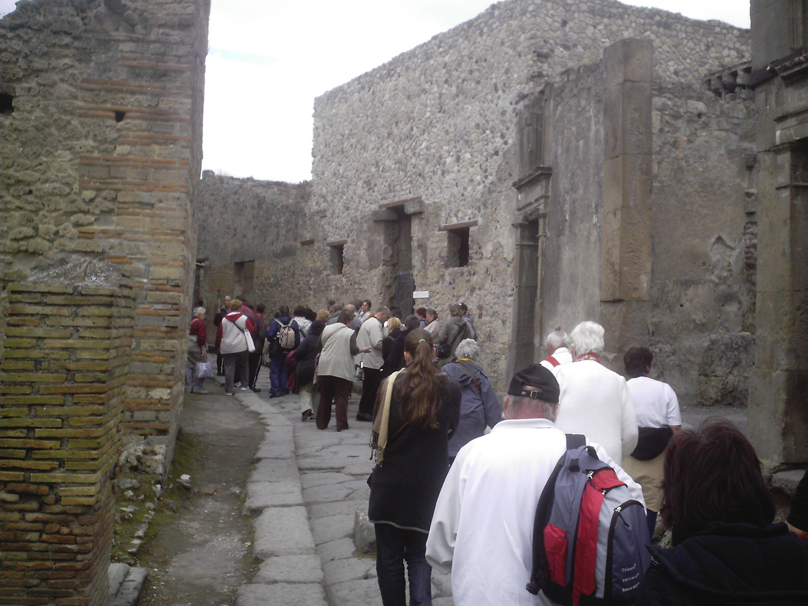 Pompei a görbe utca