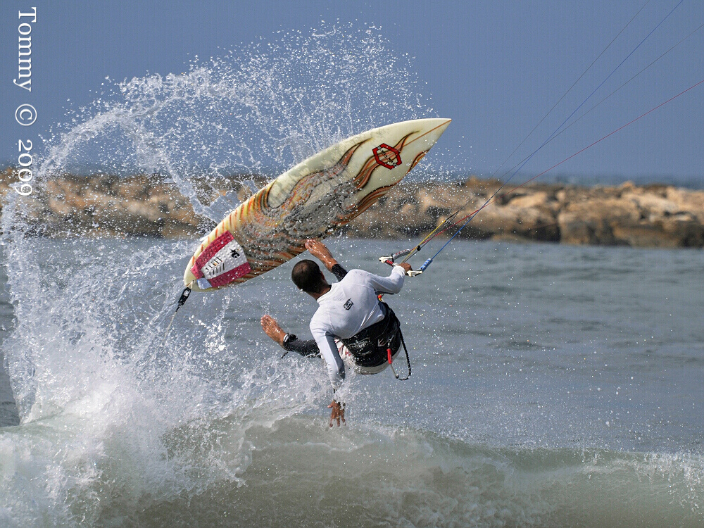 Kitesurfing Jump