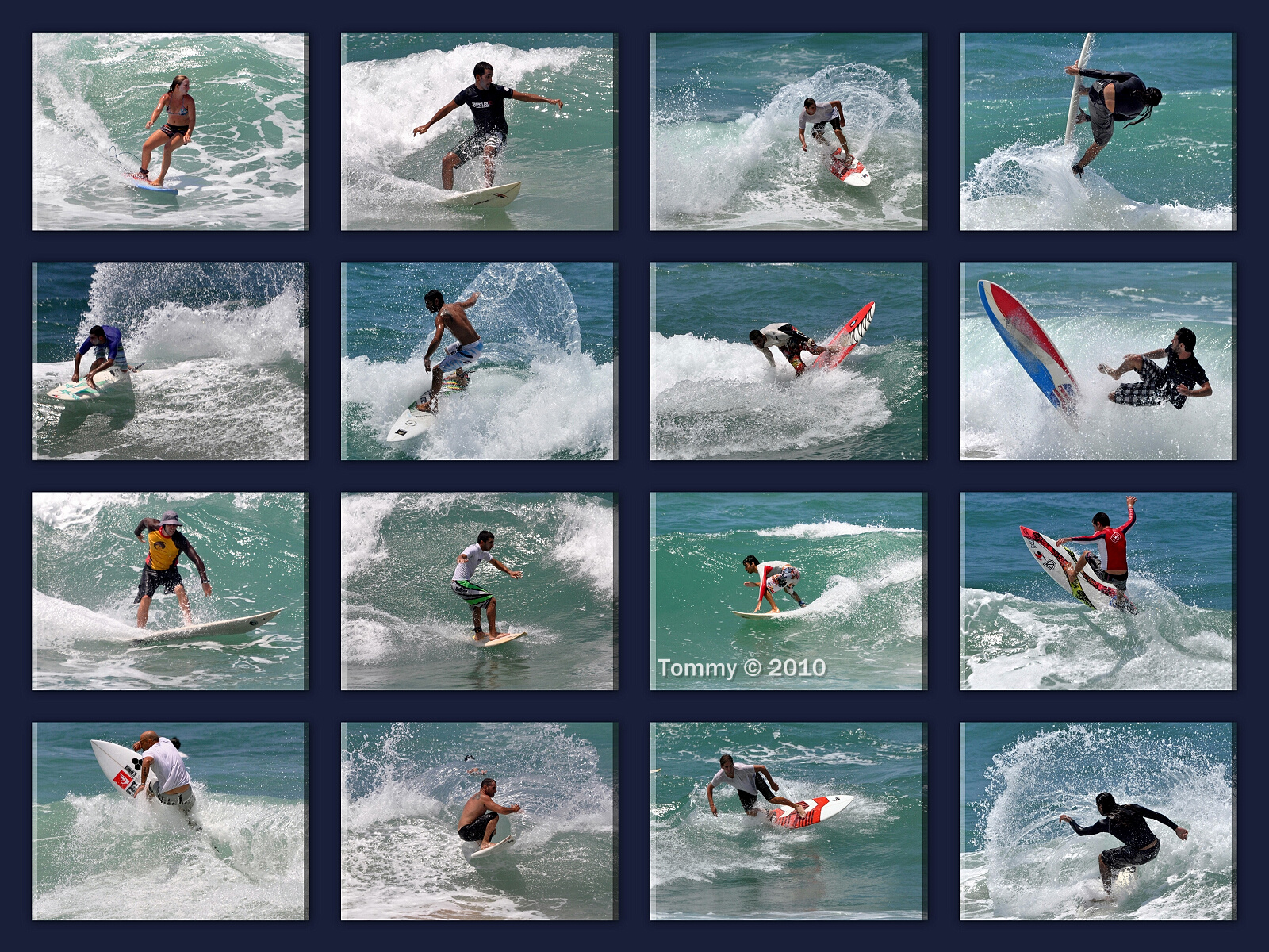 Surfing Collage