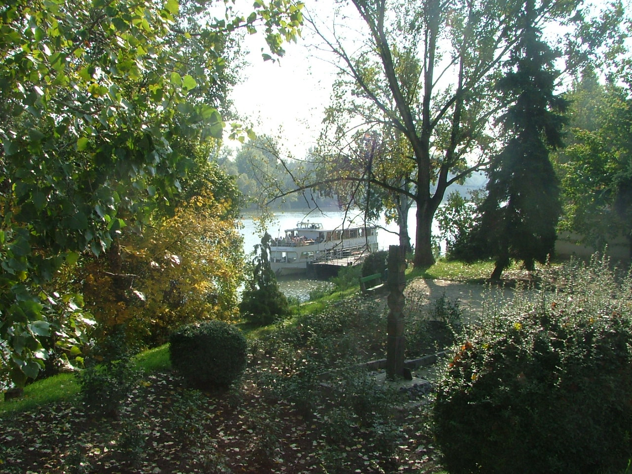 Park a Bodrog partján
