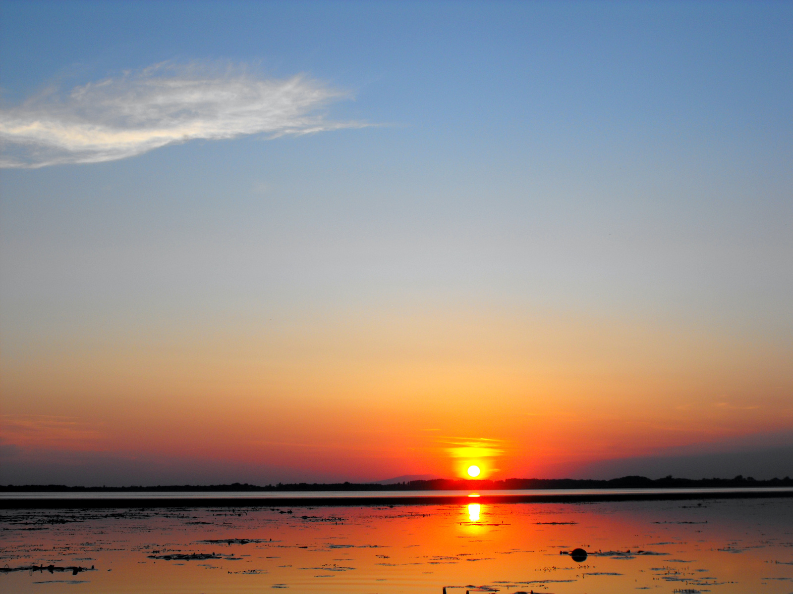 Tisza-tó.2009.Naplemente.