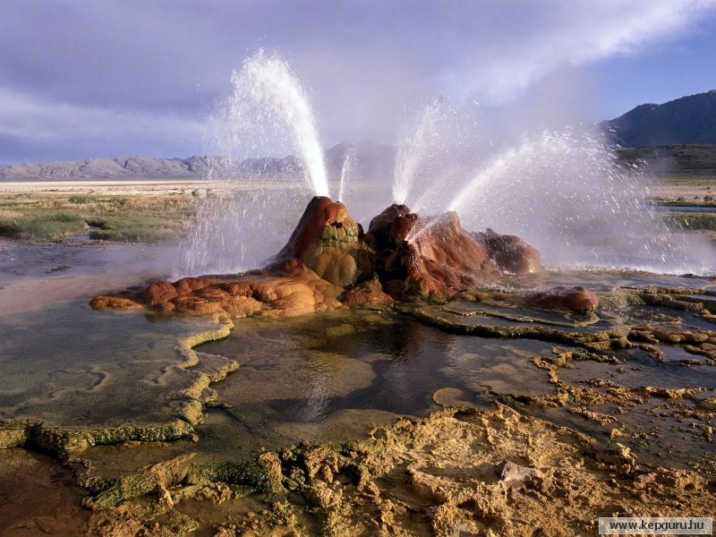 Fly Geyser-Black Rock Desert-Nevada-USA