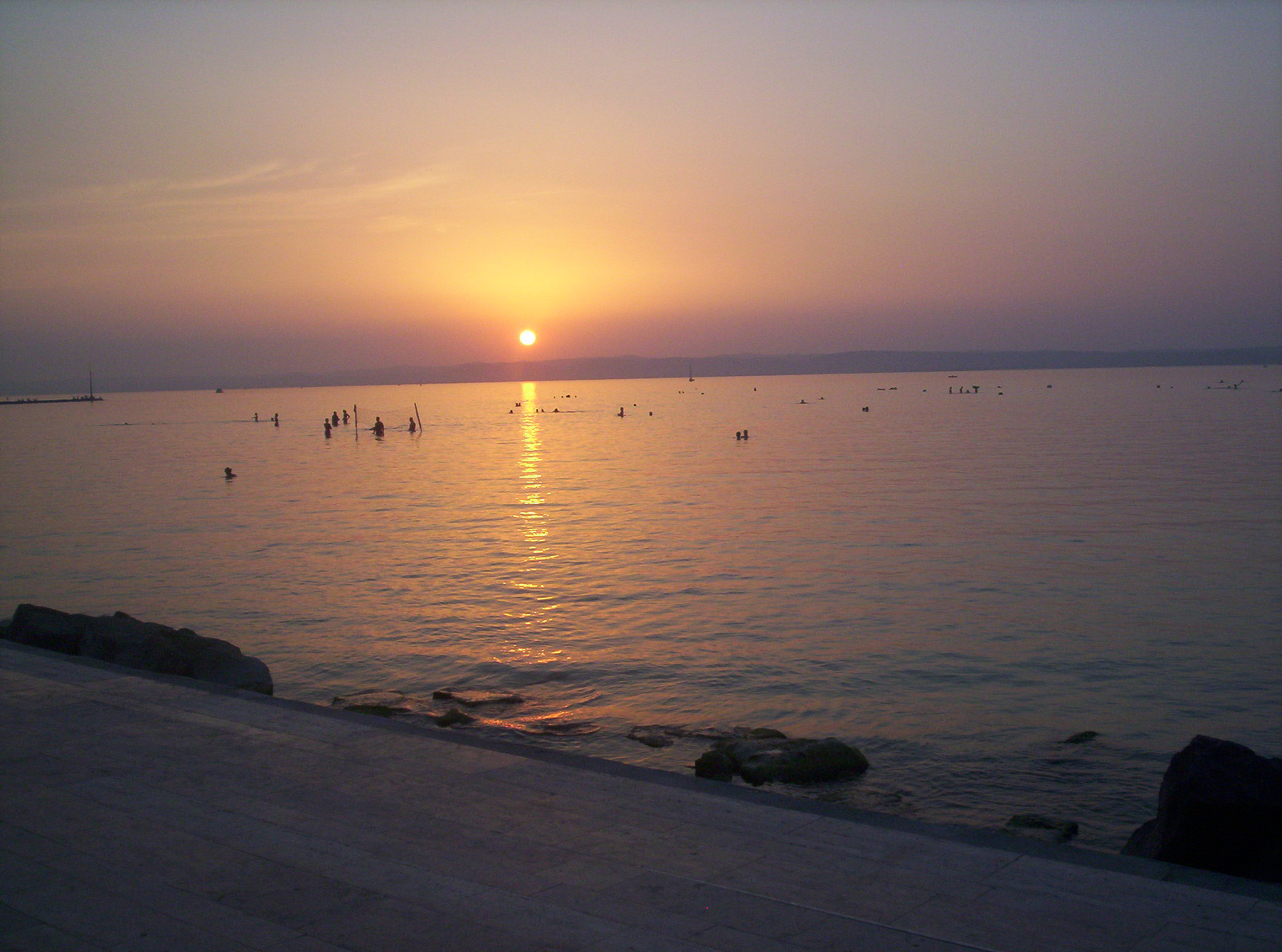 Balaton naplemente