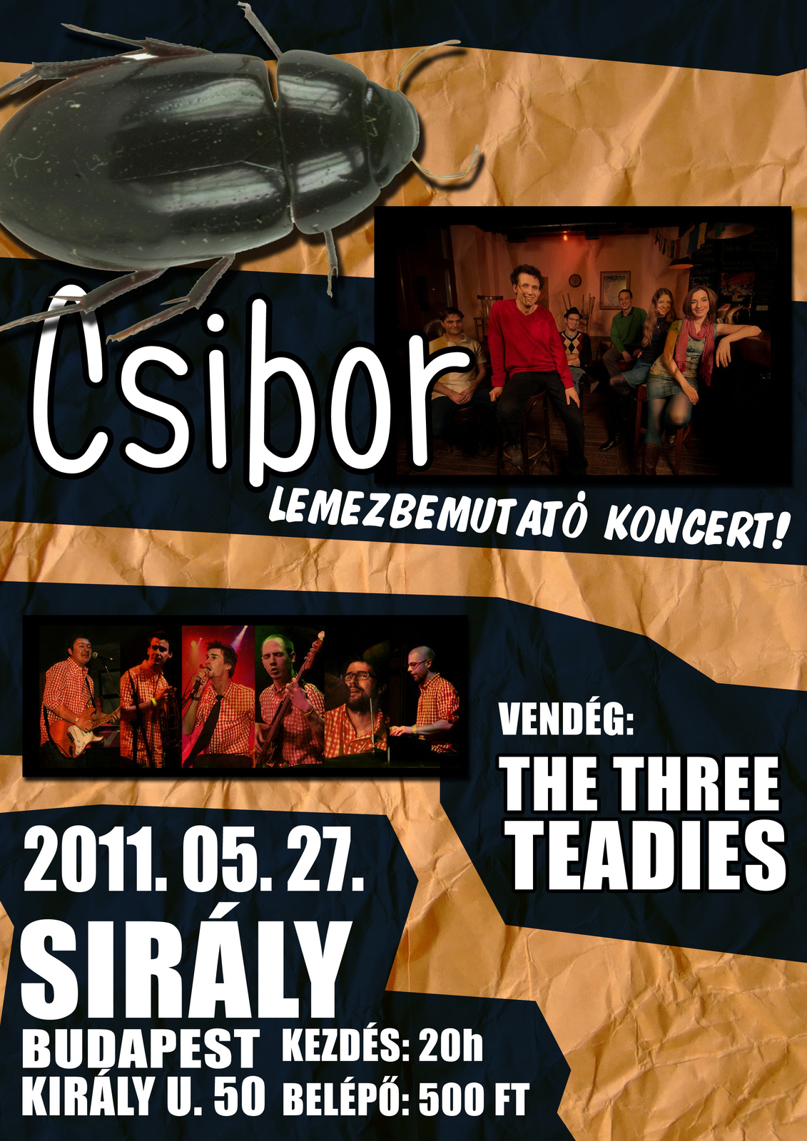 Csibor lemezbemutató koncert - 2011. május 27. Sirály