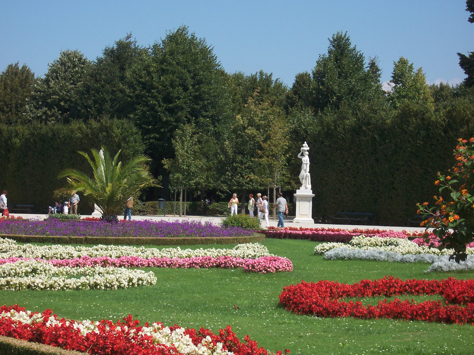 Schönbrunn nyáron