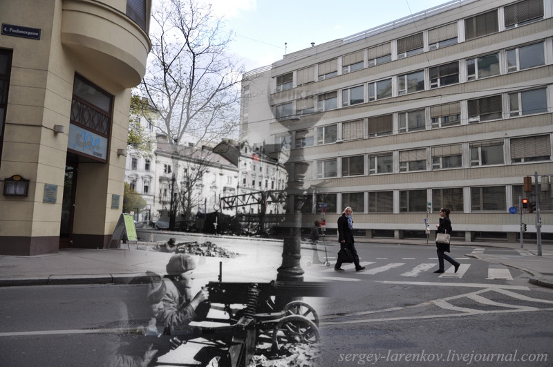 Vienna, 1945 2010. Paulanergasse Favoritenstrasse.