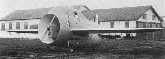 Stipa-Caproni front quarter view