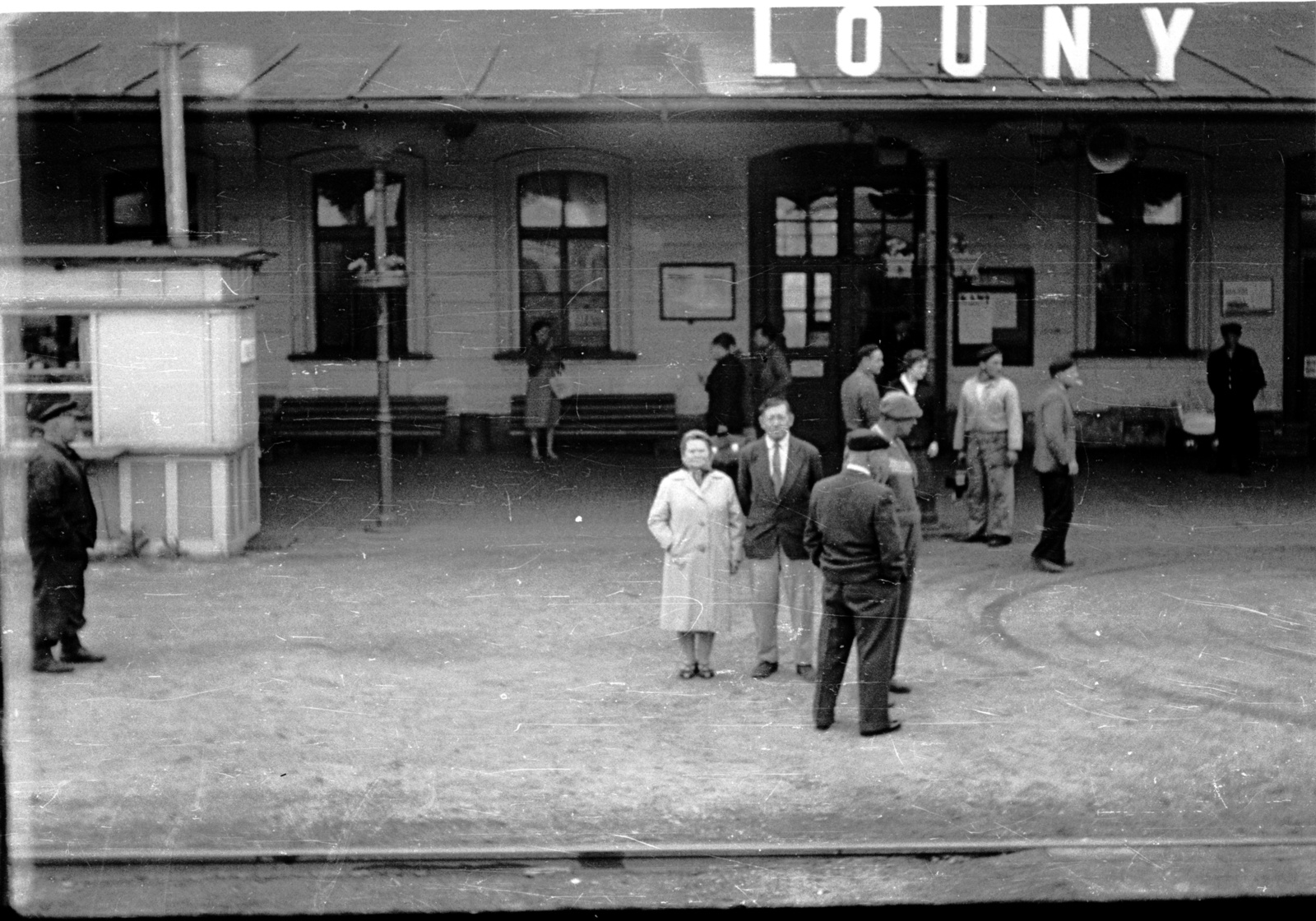 Louny vasútállomás 1962