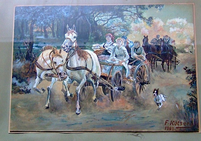 F. KUTSERA-1903. akvarell 30x42