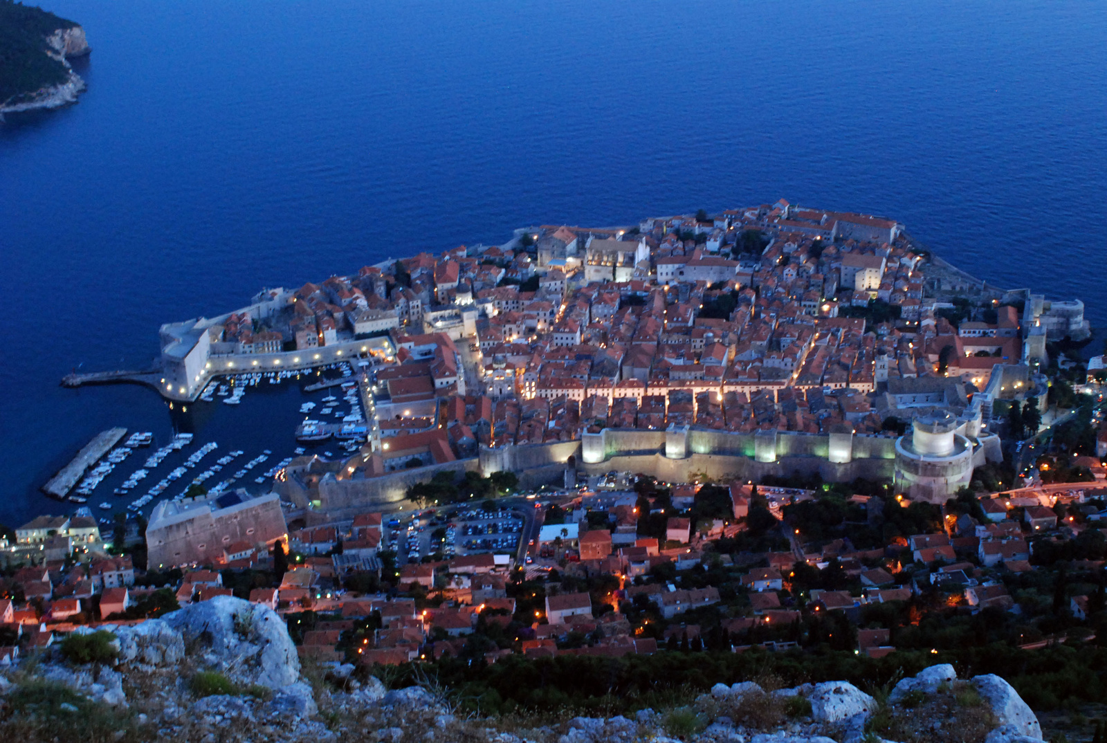 Dubrovnik Vár látkép