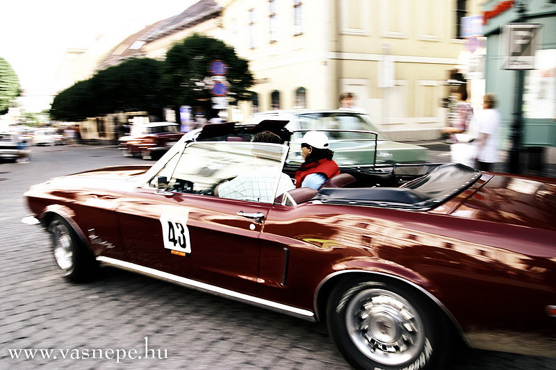 Oldtimer verseny célFord Mustang Veszprém 2009 16