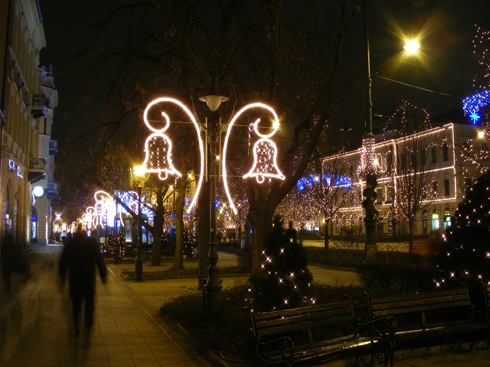 Debrecen Belváros - Ünnepi fények