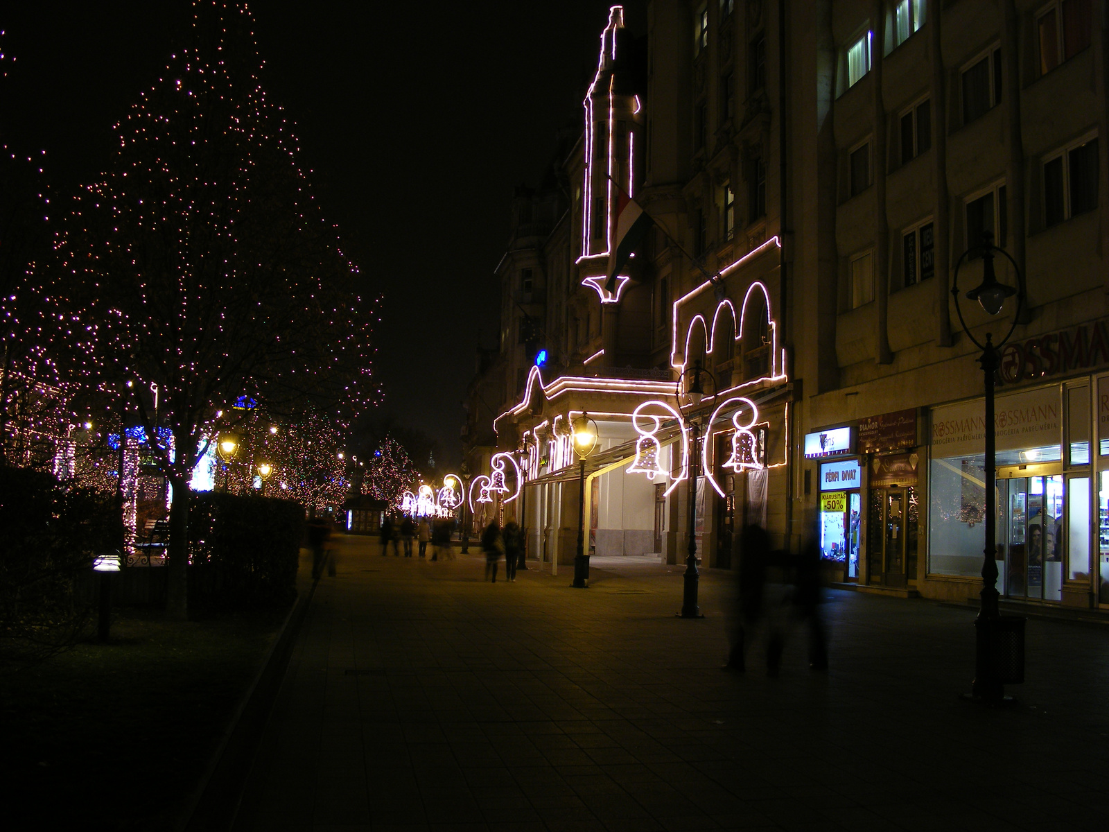 Debrecen Belváros - Ünnepi fények