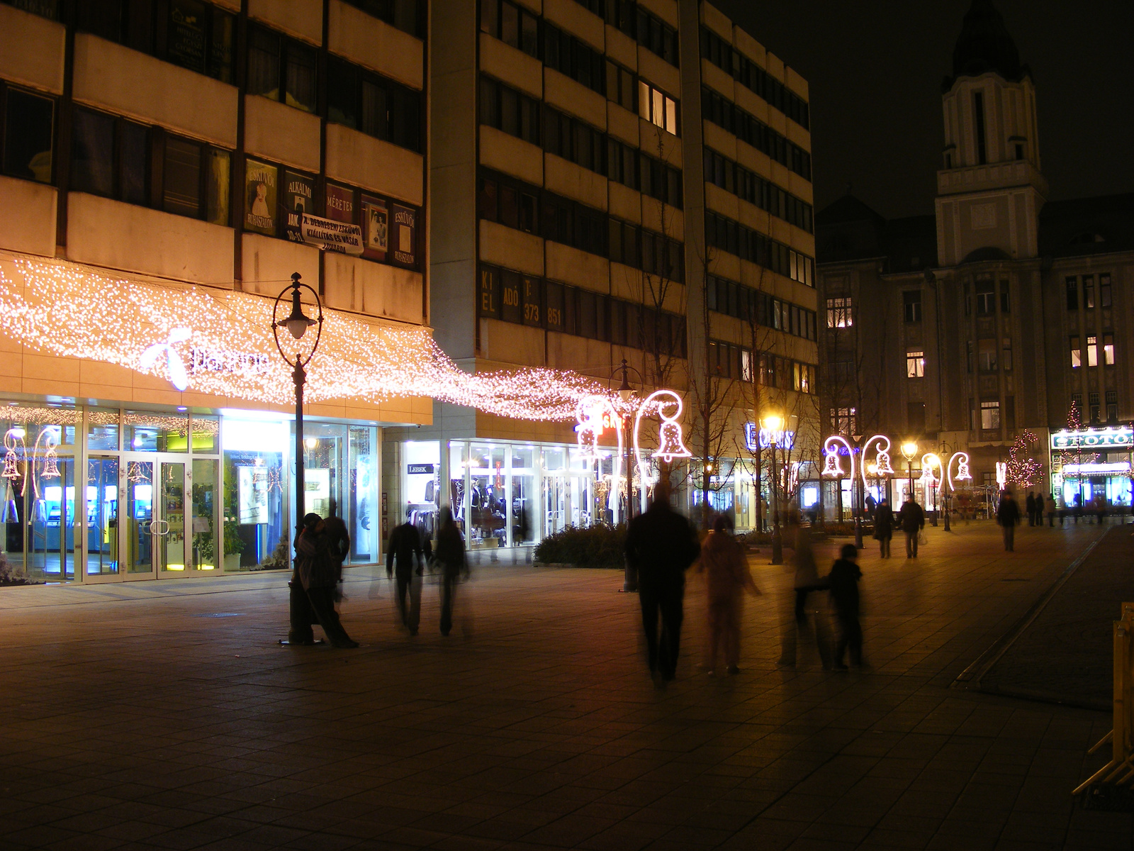 Debrecen Belváros - Ünnepi fények