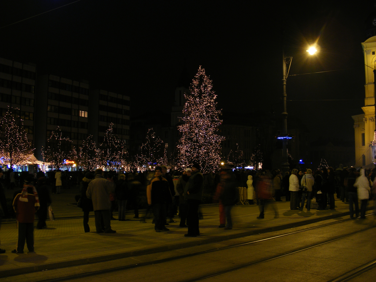 Debrecen Belváros - Ünnepi fények