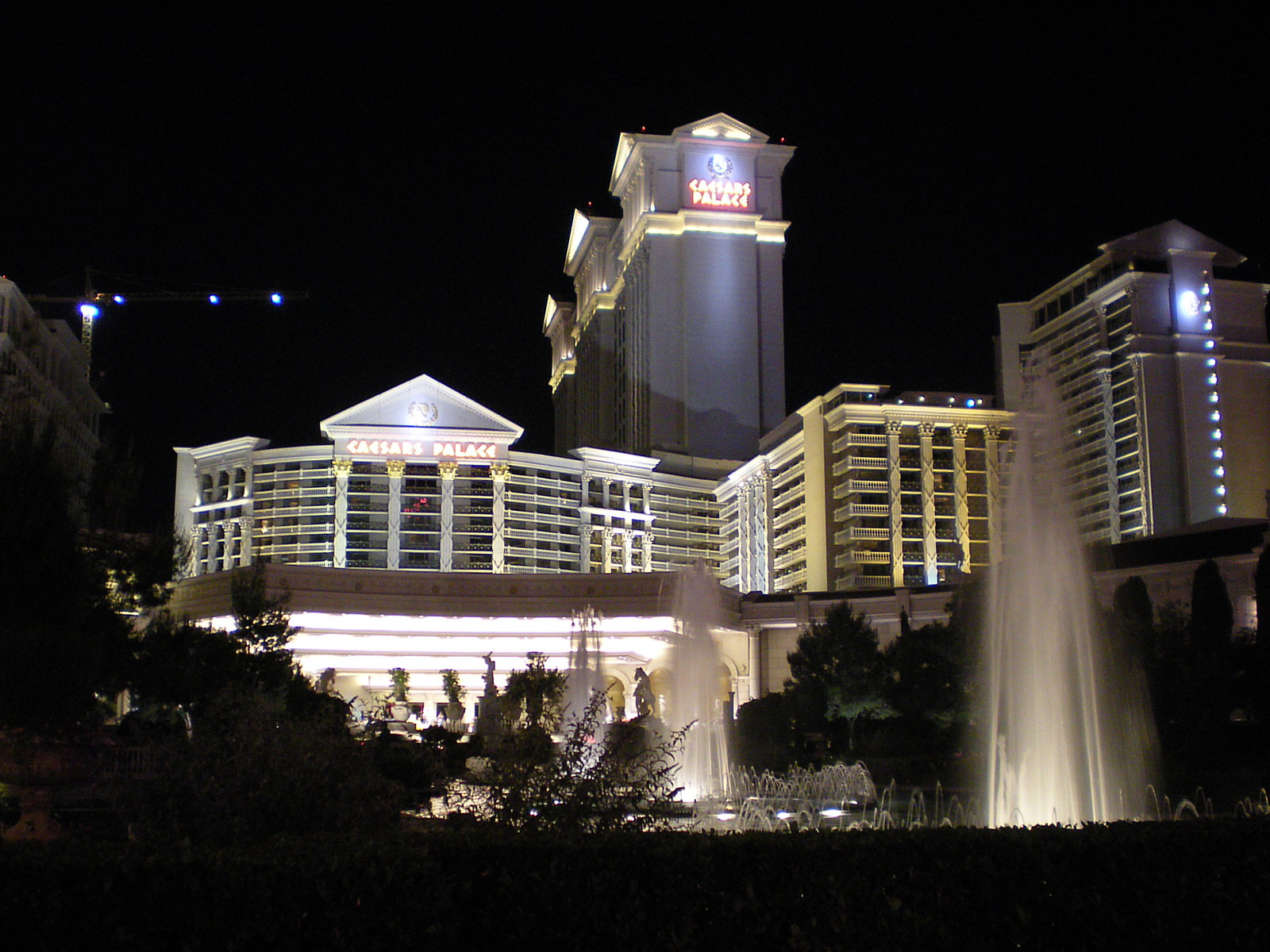 Caesars by night