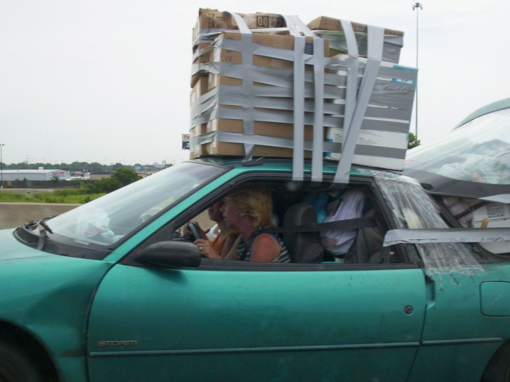 Duct-tape Moving Van