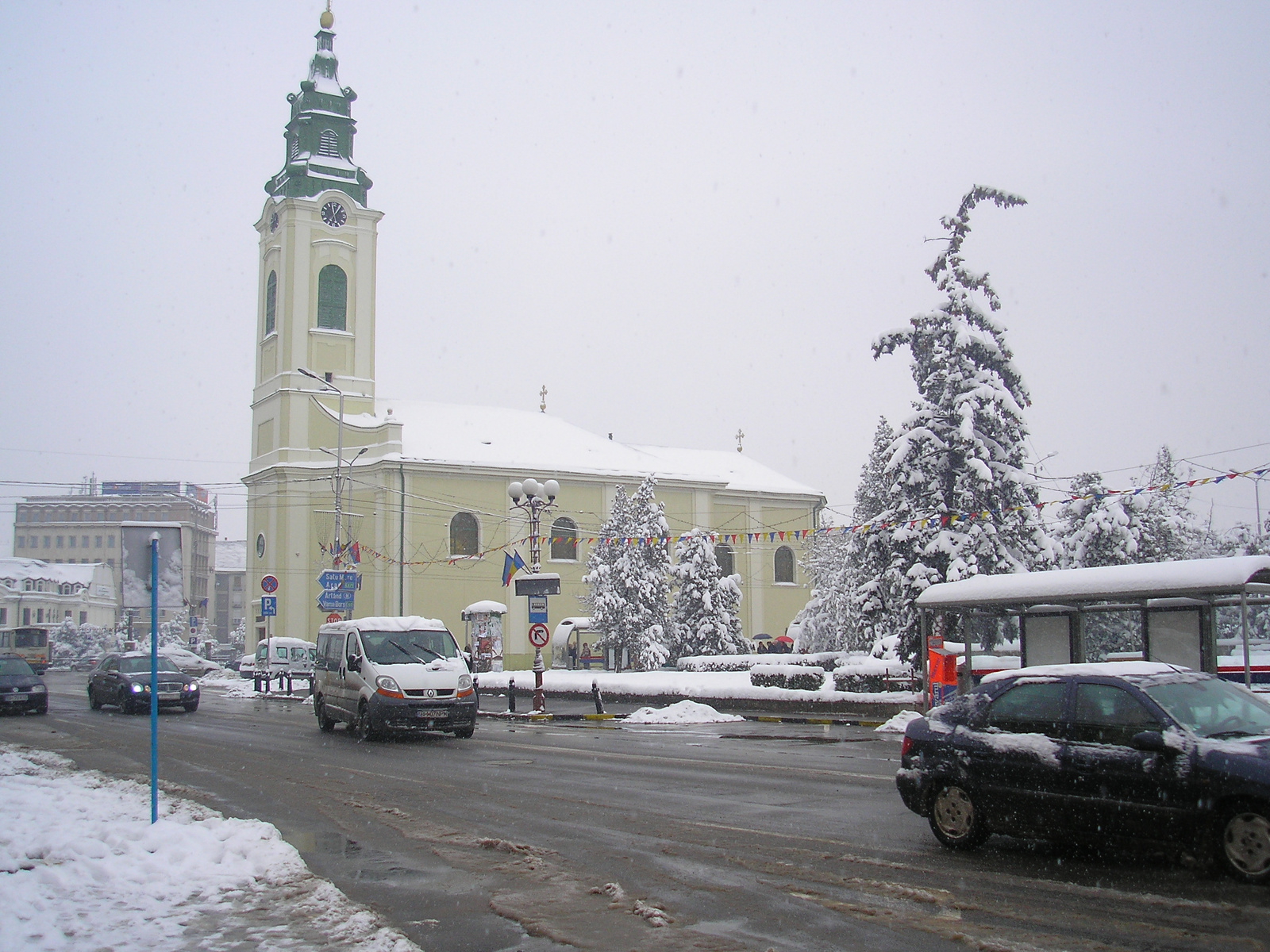 Szent László templom télen