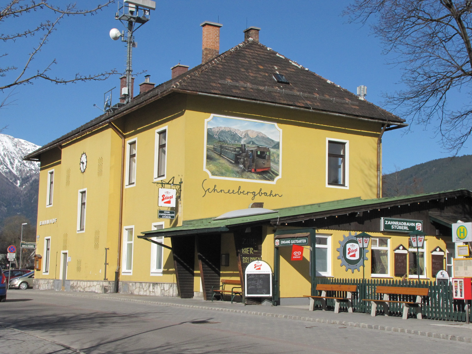 Puchberg/Sch., a Schneebergbahn alsó végállomása, SzG3