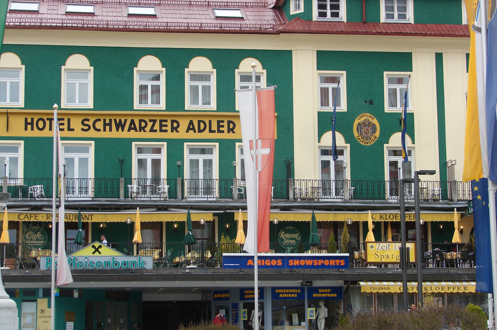 Ausztria, Mariazell, Hotel Schwarzer Adler, SzG3