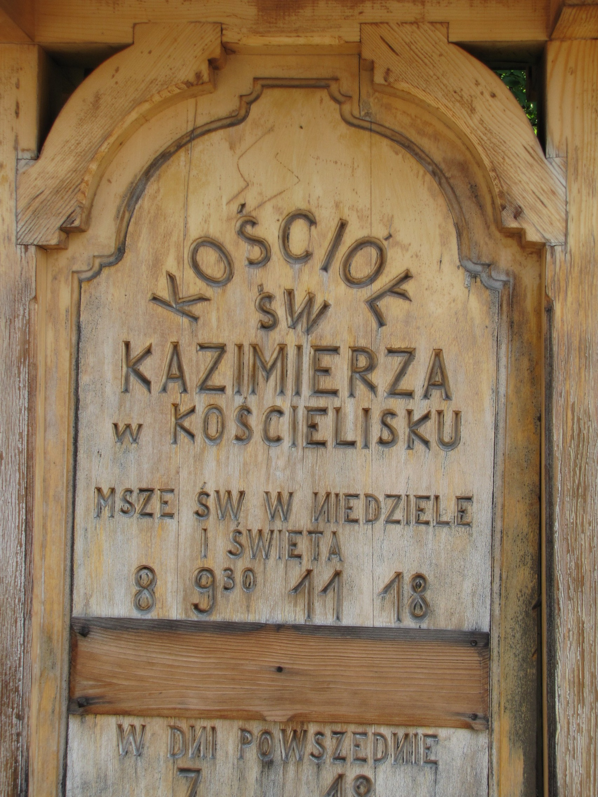 Kościelisko, Kościół Św. Kazimierza, SzG3