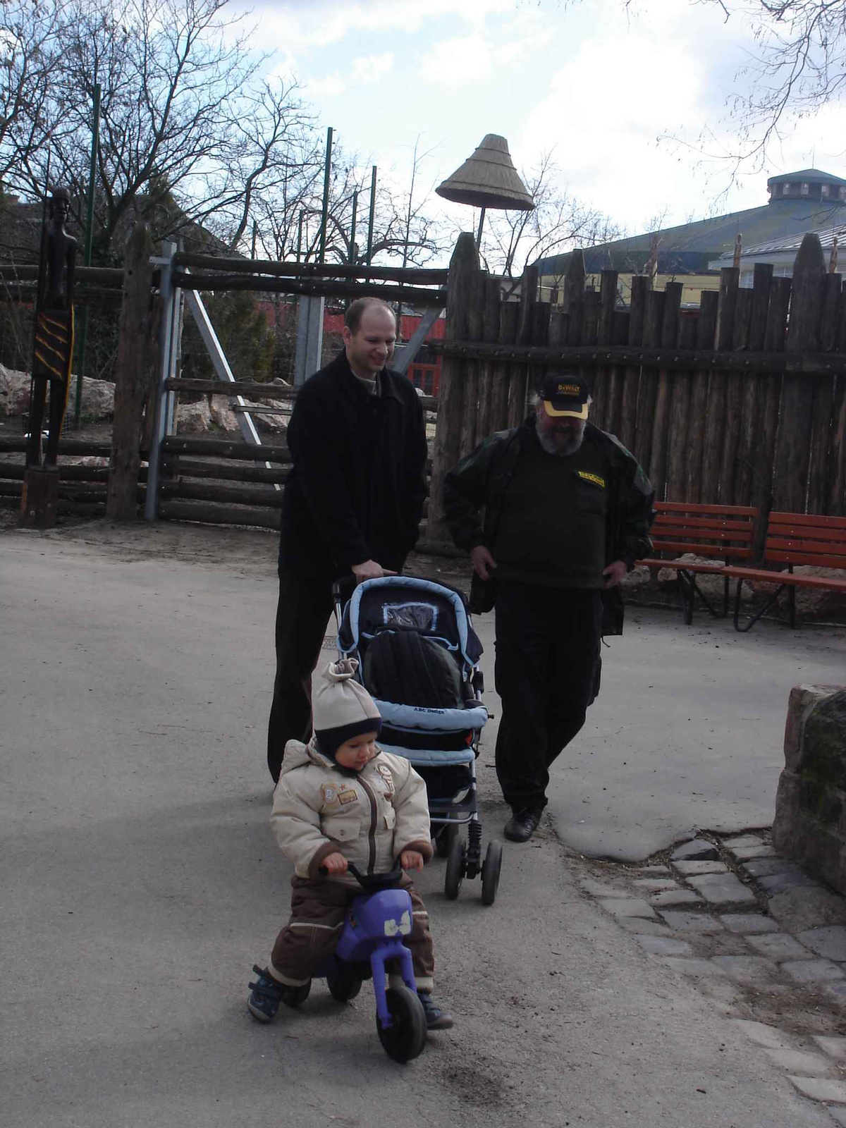 Tamás, Apa és én az állatkertben