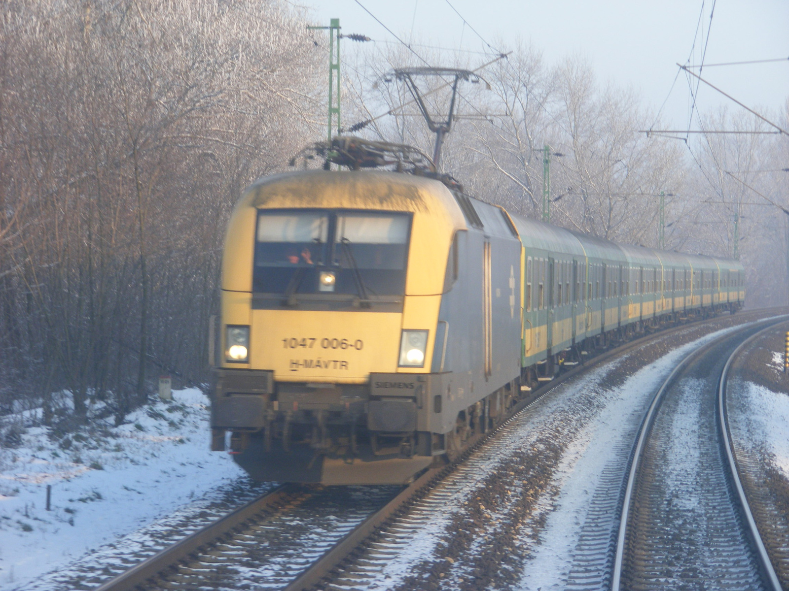 MÁV taurus egy győri gyors élén