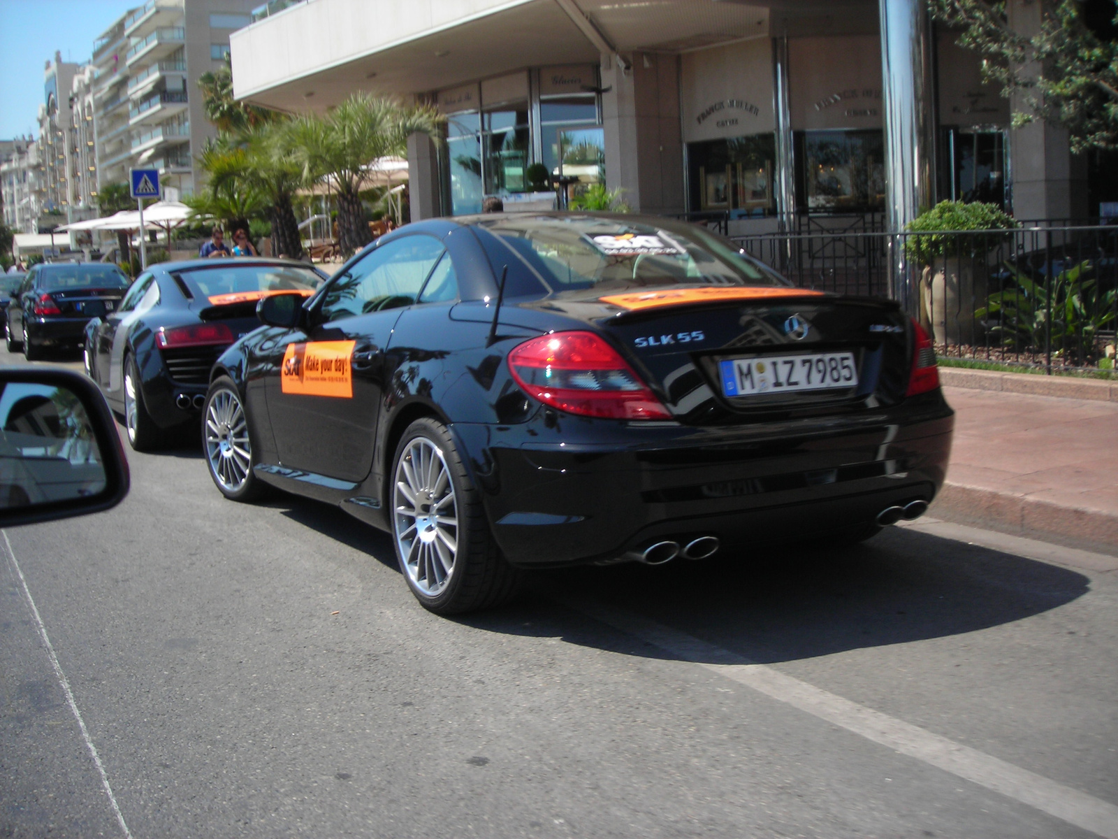 SLK55 AMG vs. Audi R8