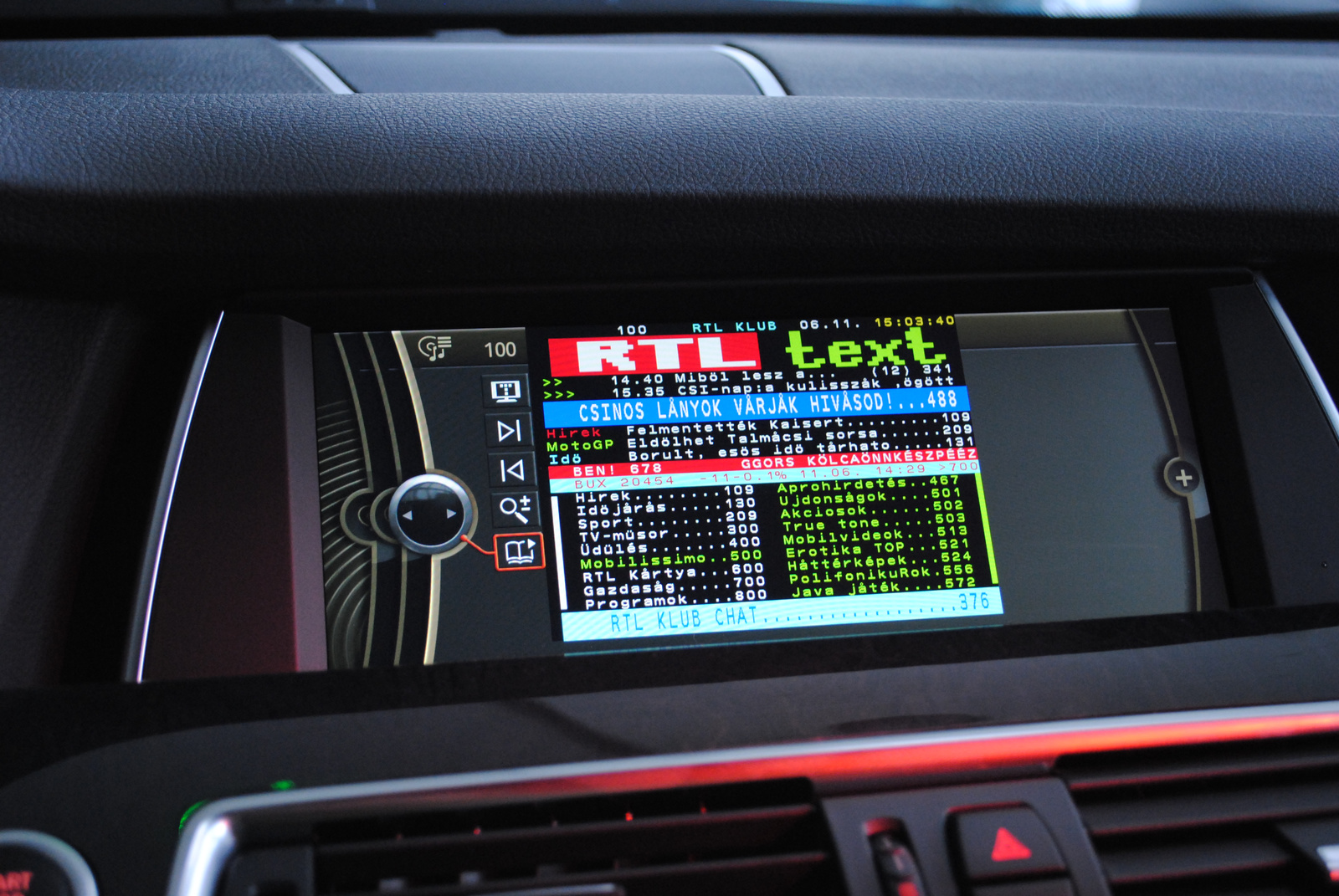 BMW 530d GT RTL Teletext XD