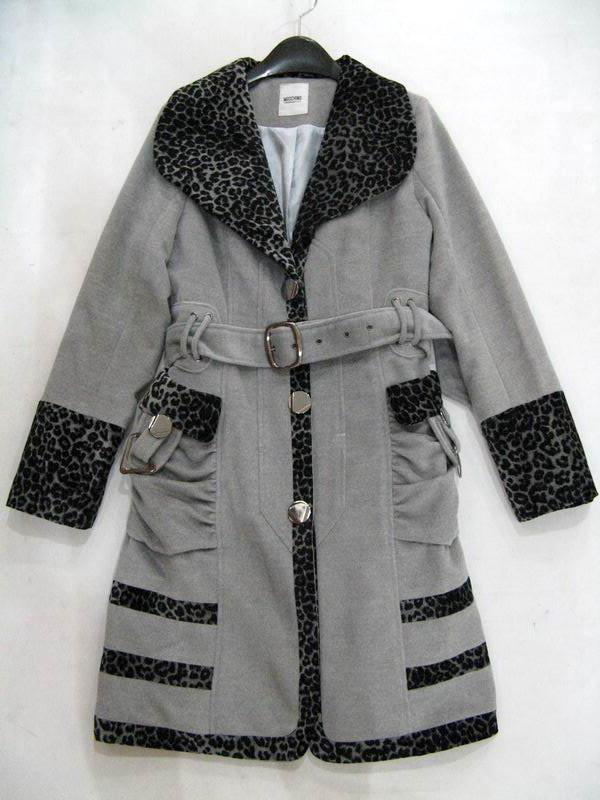 90926B-13A MOSCHINO GREY WOOL COAT SIZE 36 38 40 PRICE USD 51