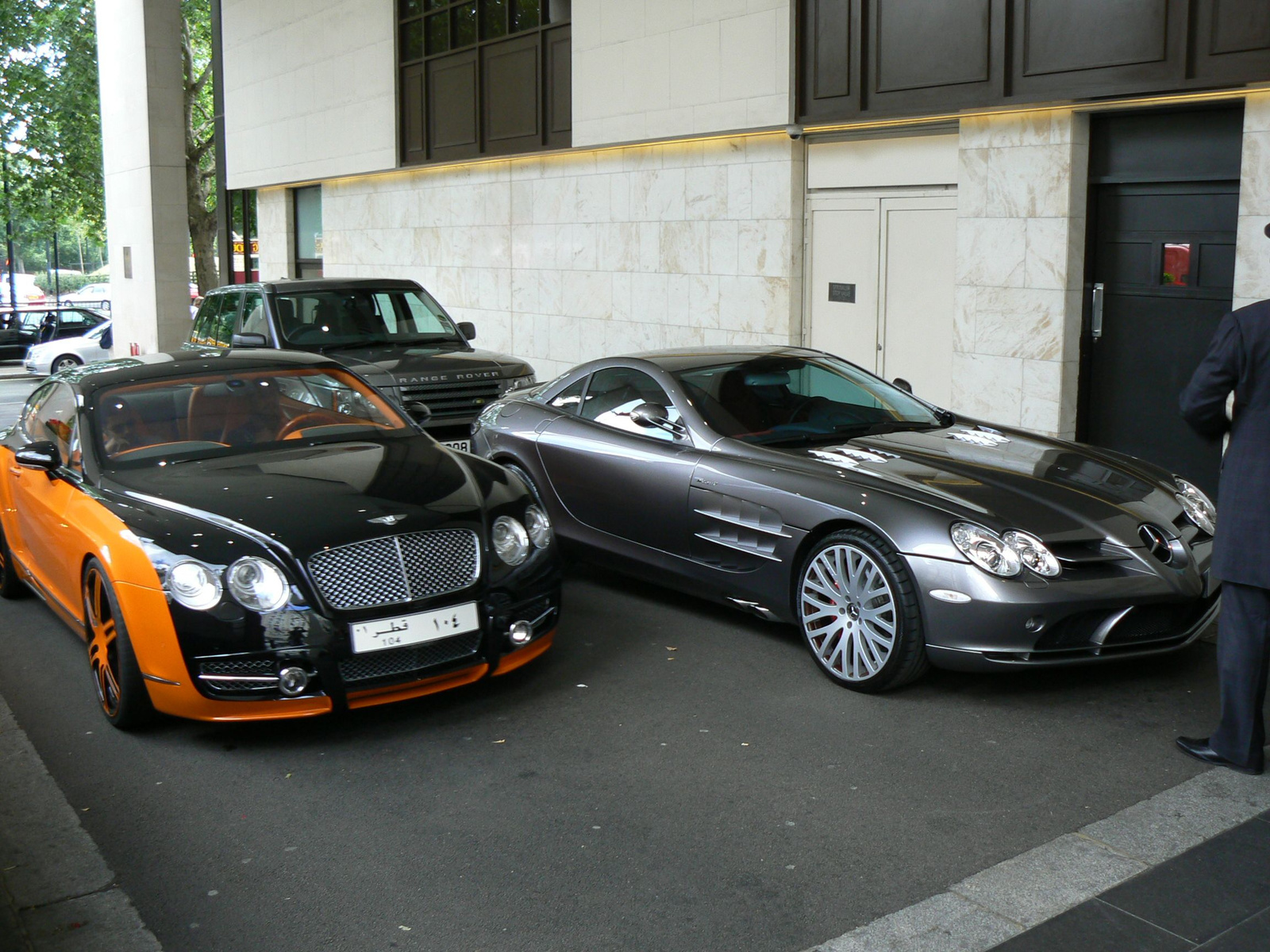 (3) Bentley Continental GT Mansory & McLaren Mercedes SLR Kahn