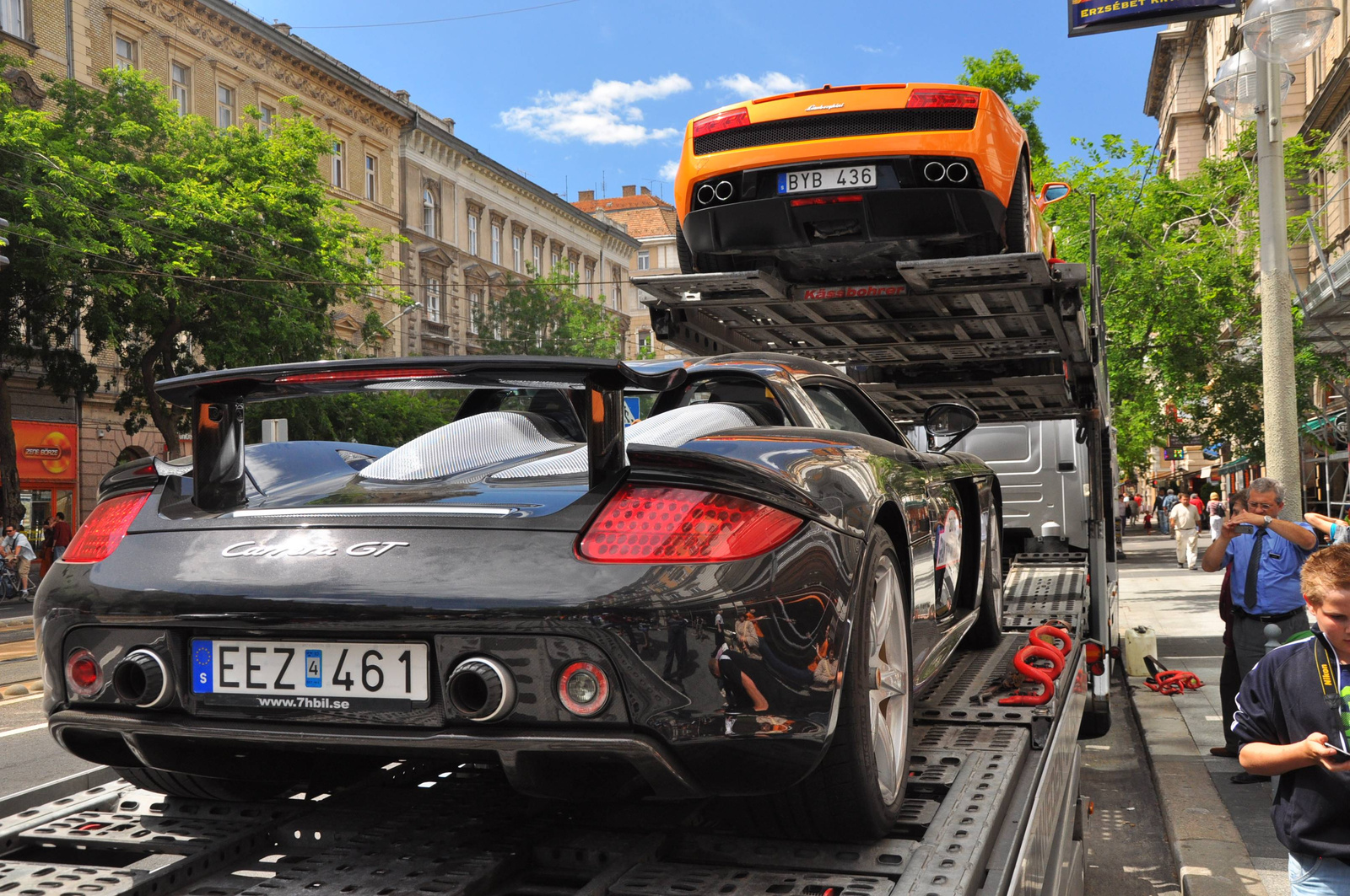 Porsche Carrera GT - Lamborghini Gallardo LP560 Spyder