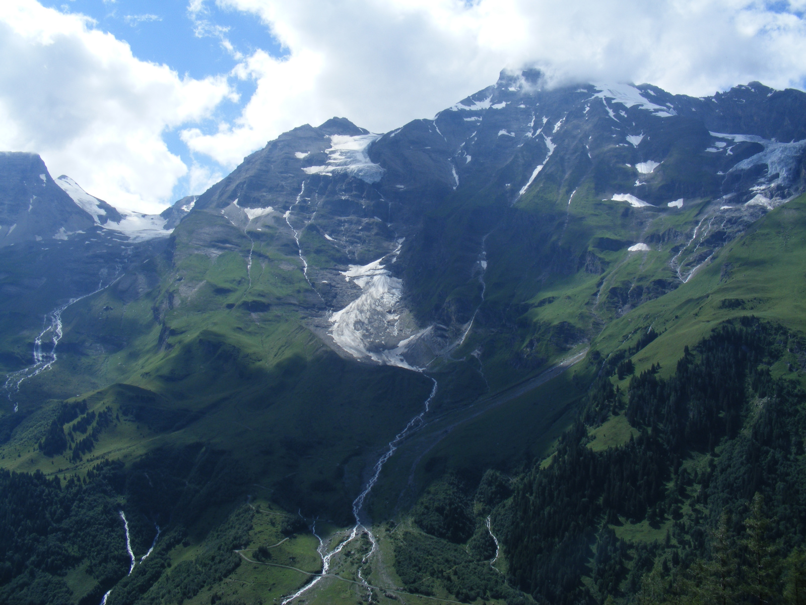 Glockner felé a kilátás, táj