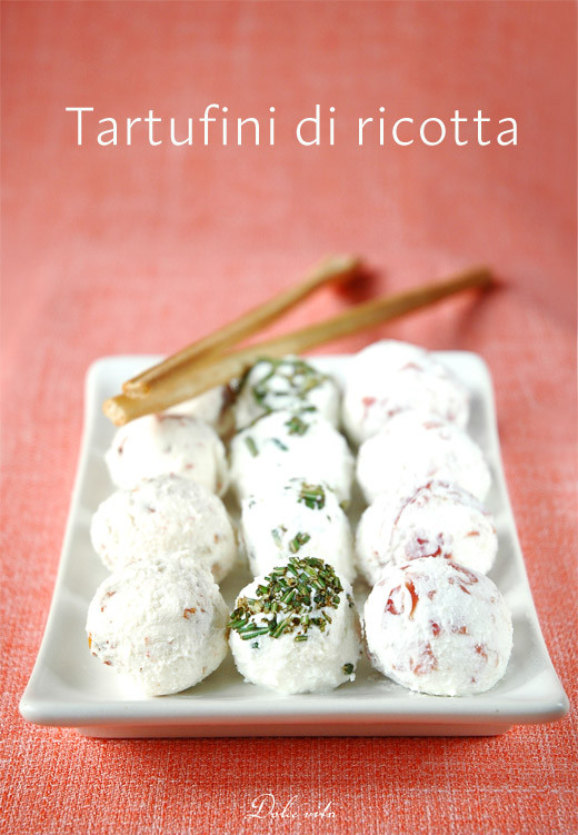 tartufini di ricotta